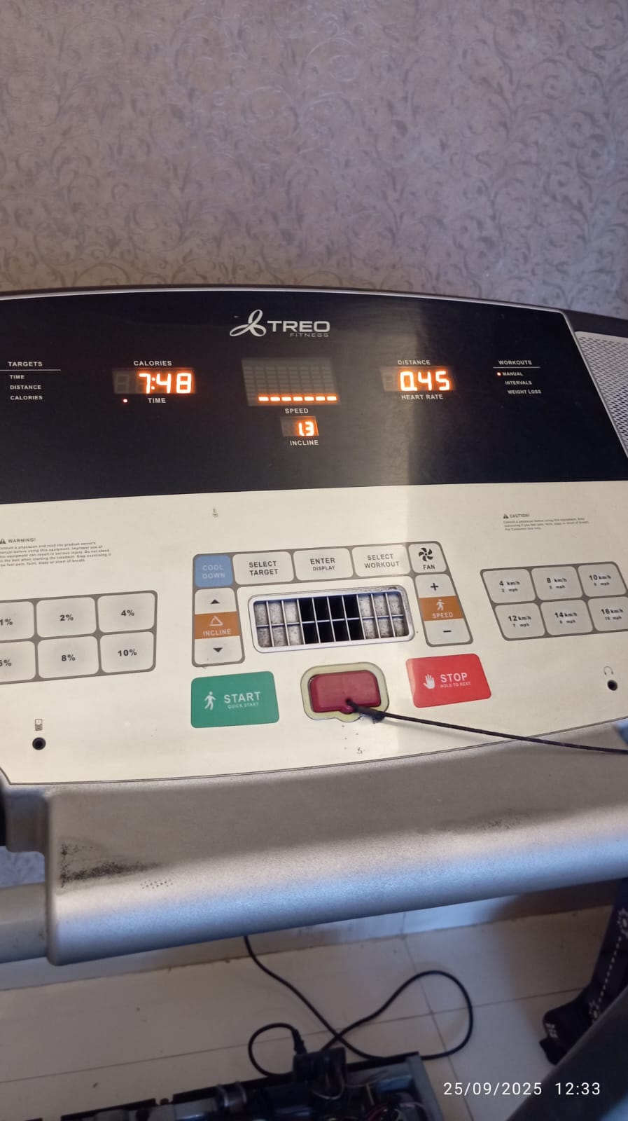 Service treadmill 1